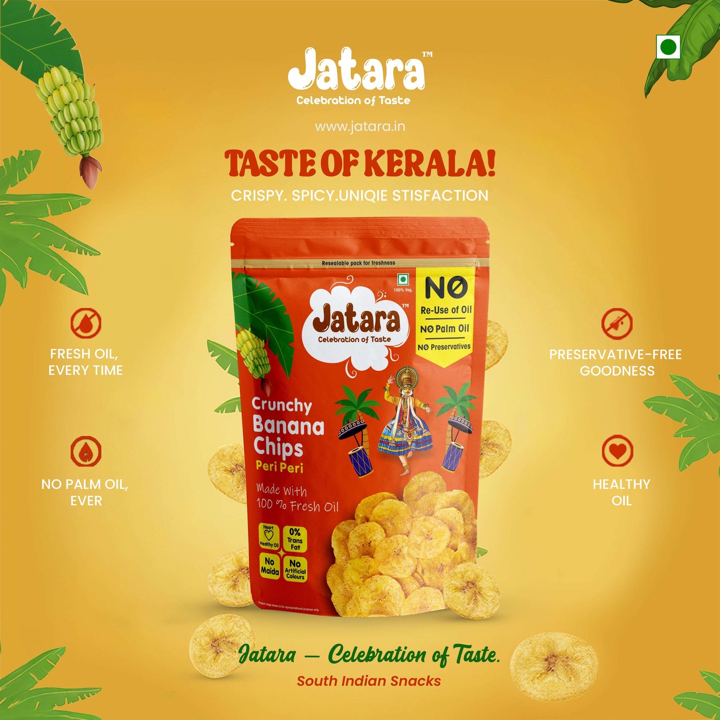 Banana Chips Peri Peri