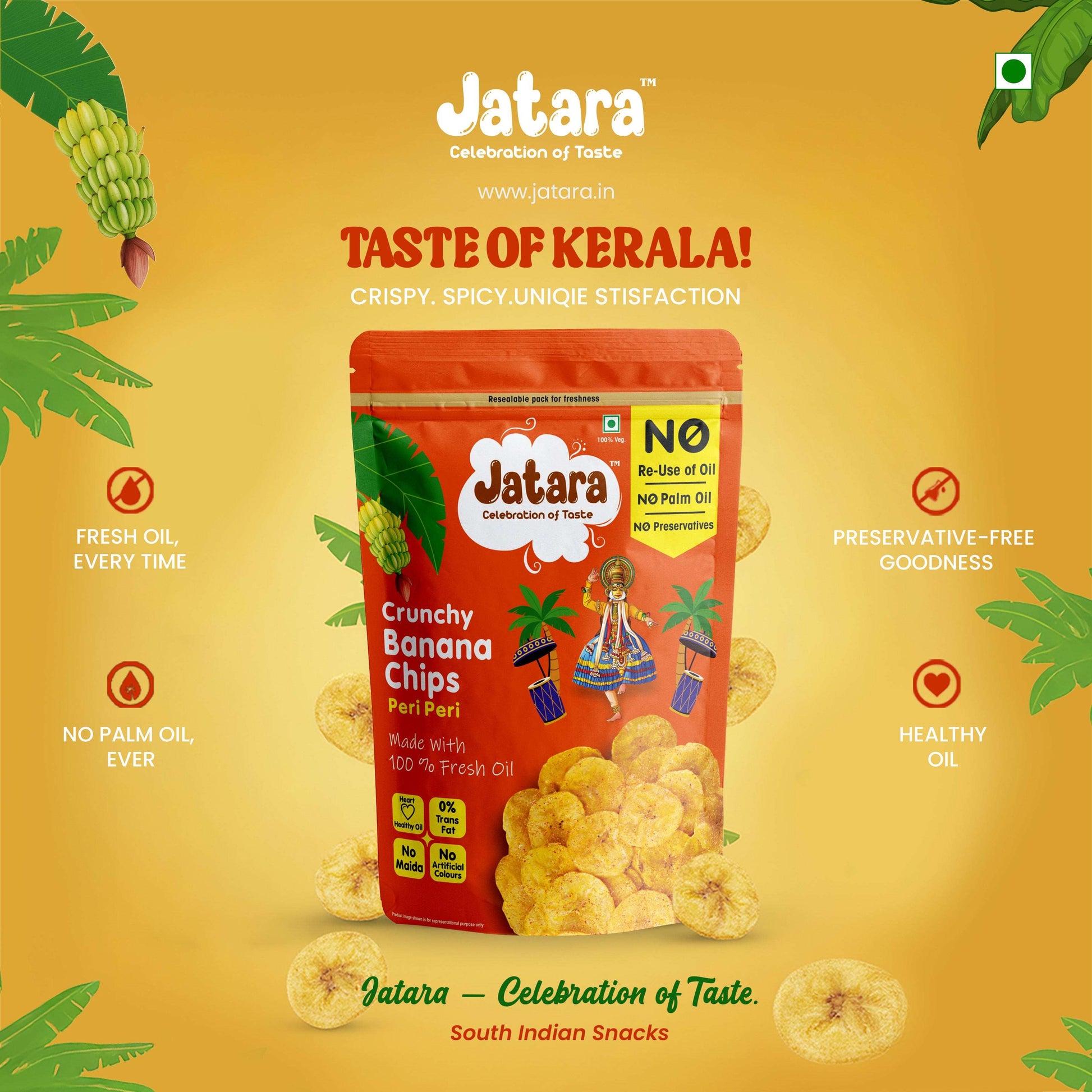 Banana Chips Peri Peri