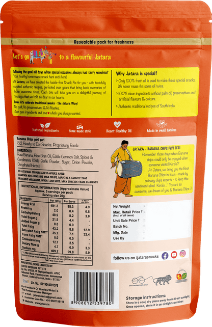 Banana Chips Peri Peri